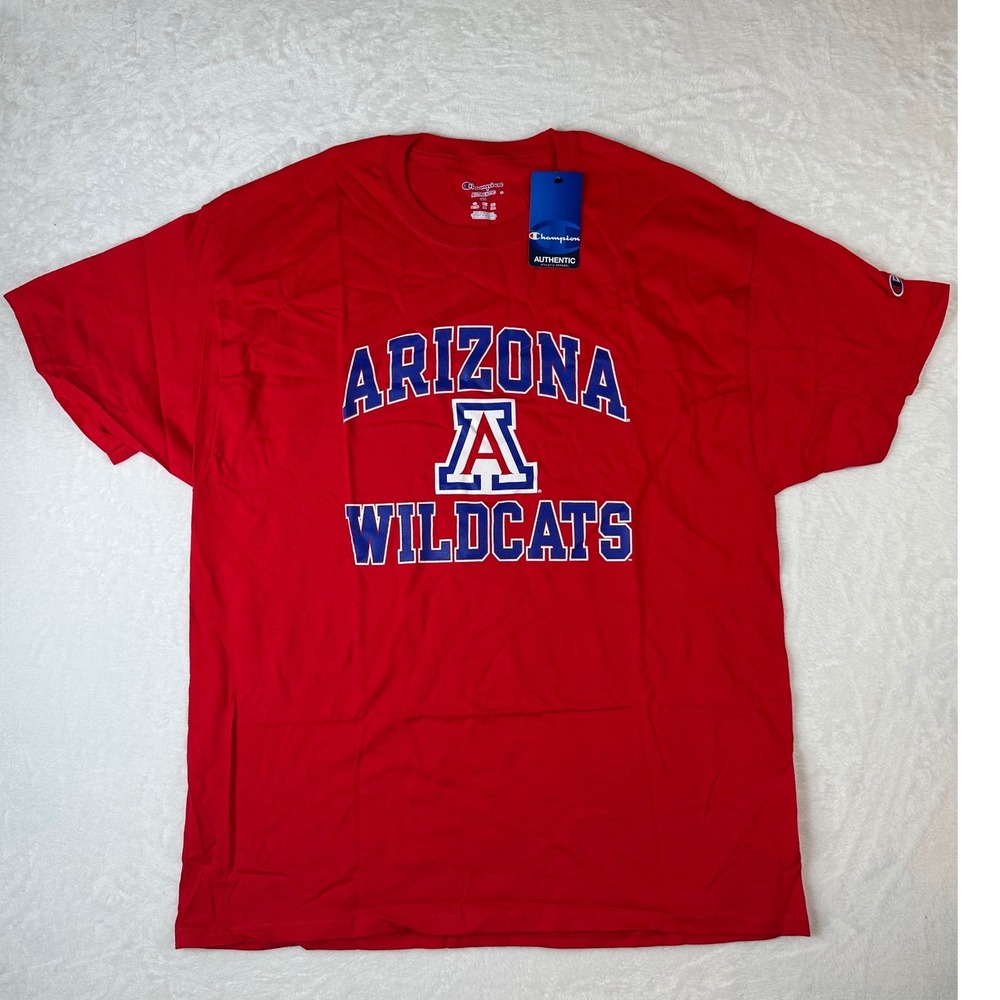 Champion Arizona Wildcats T-Shirt Mens XL Red NCAA Short Sleeve CT1000529 NEW